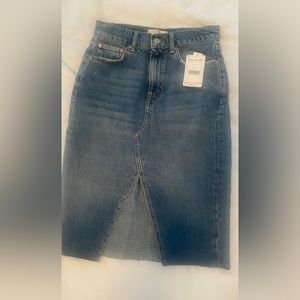 Free People Denim Skirt